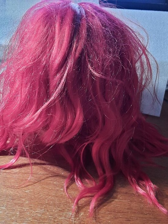 NEW ! Long Hair 18 In Curly Wig Red